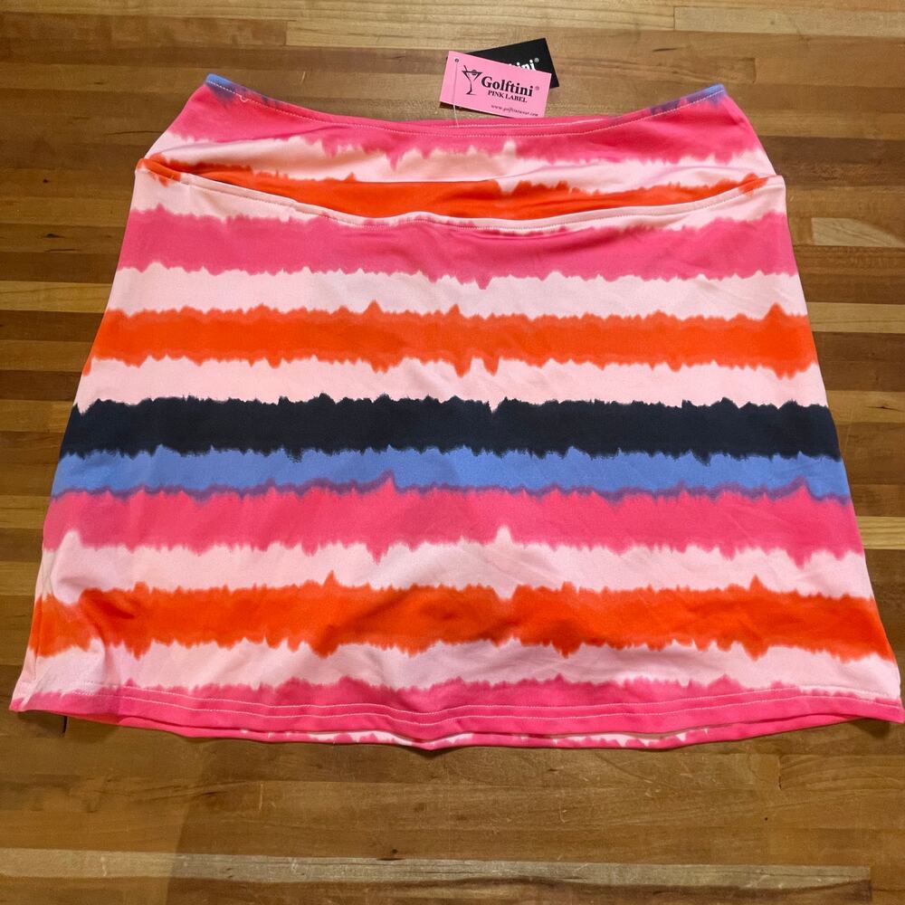 Golftini Women's 16” Radiant Pull-on a-Line Skort, XL pink
